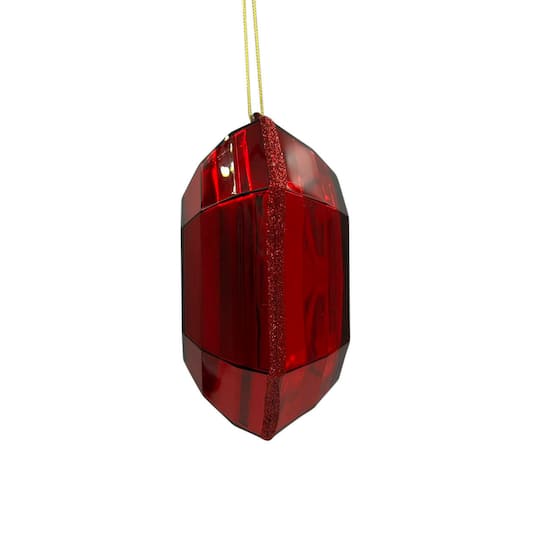 Vickerman 6" Square Glitter Jewel Ornaments